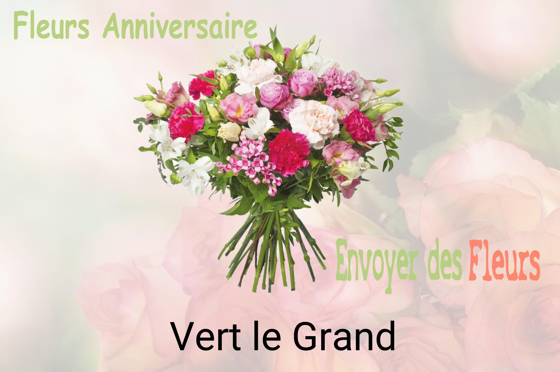 Bouquet de fleurs d’anniversaire livré à Vert-le-Grand