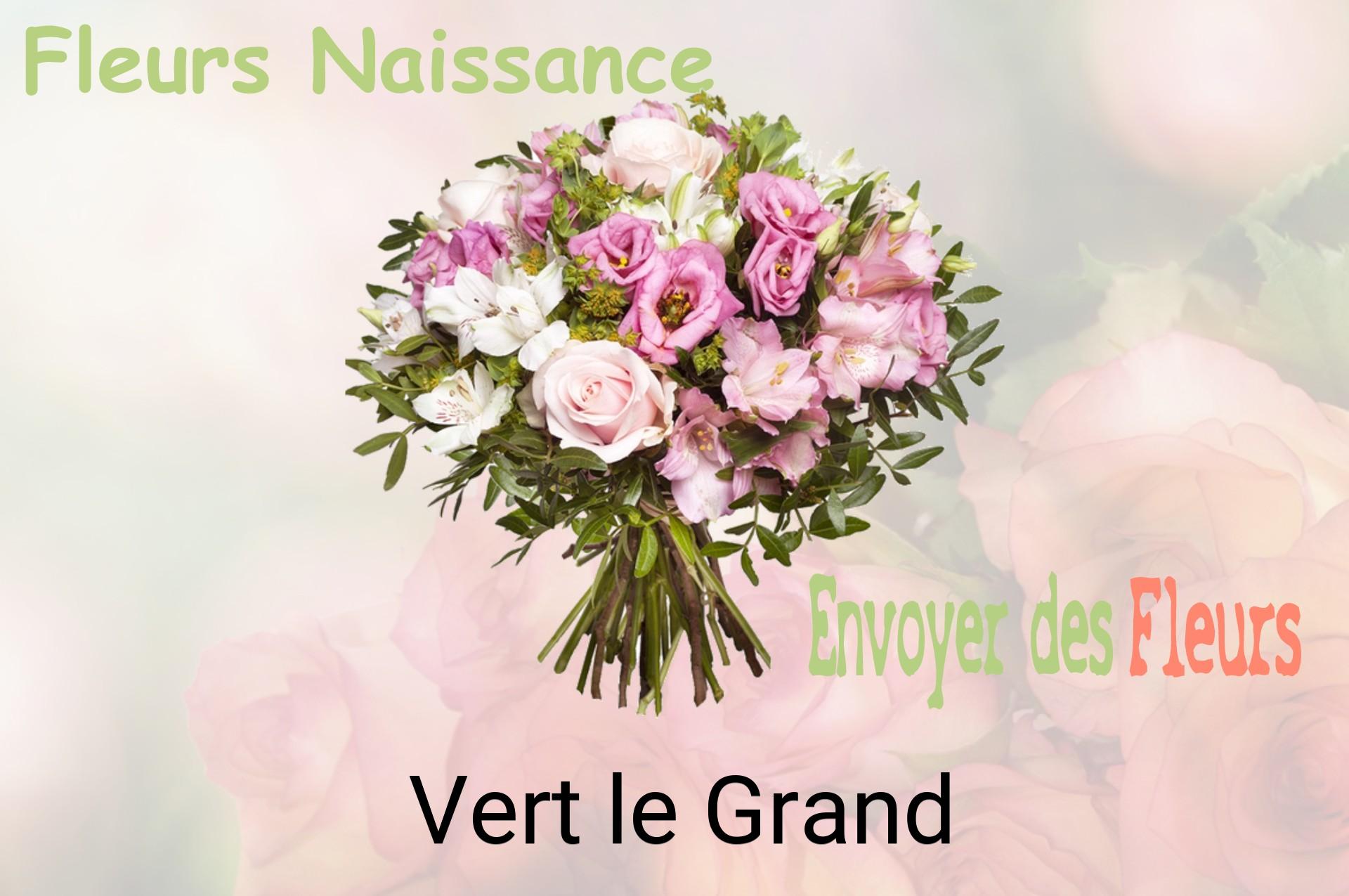 Bouquet de fleurs de naissance livré à Vert-le-Grand